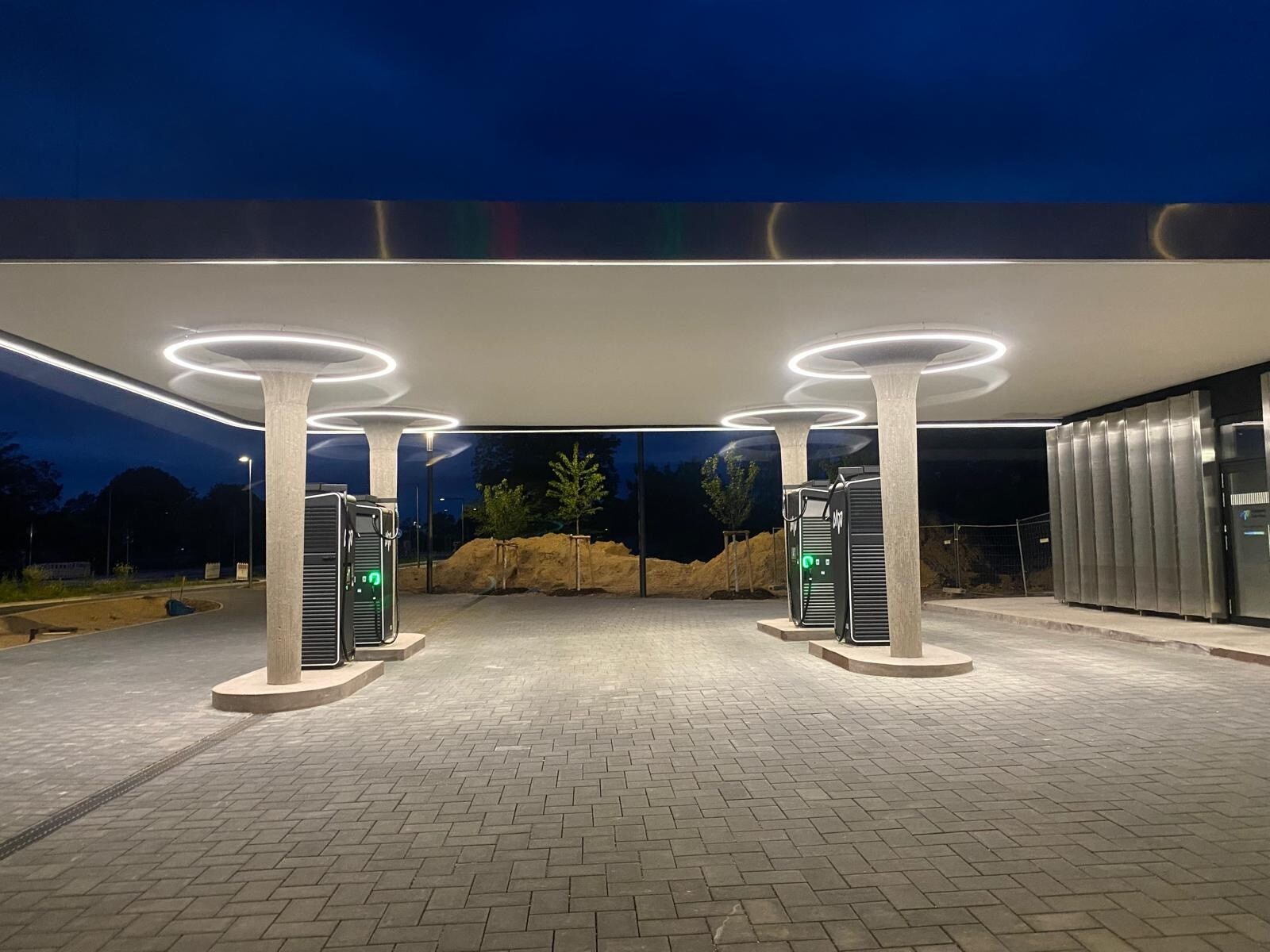 Columbus bei Nacht 1